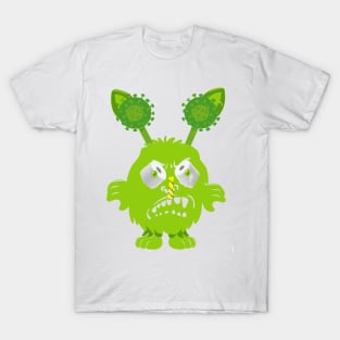 Corona Virus Monster Design T-Shirt